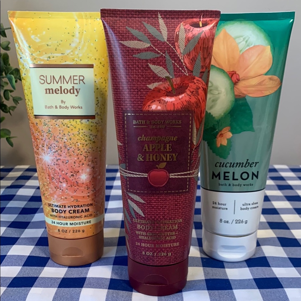 Lot of 3 Bath & Body Works Body Creams